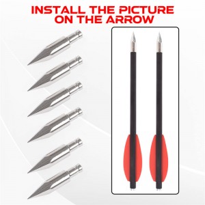 Elongarrow 151061 65grain Arrowheads pro ID4,2 mm šrouby šipky