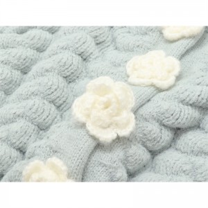 Pletený svetrový kabát