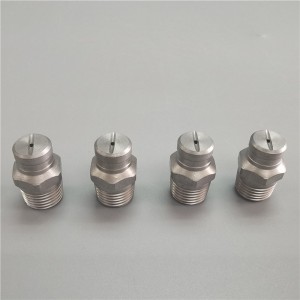 Vysokotlaká podložka plochá ventilátorová tryská tryská tryska znerezové oceli SPRAY