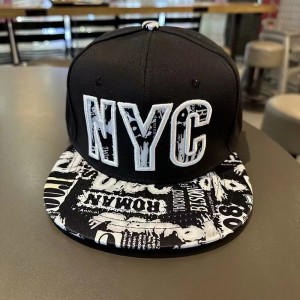 Vysoce kvalitní 6 panel 3D vyšívané logo Pánské logo Gorras Vintage Cap Custom Snapback Caps Hats