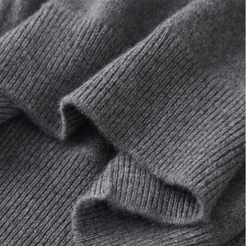 Čistý kašmírový svetr muži \\ polovina roláku svetrover podzimní zima tlustý svetr teplý pletený příležitostný muži \\ svetr