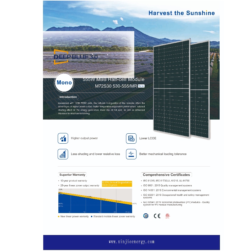 Vysoce kvalitní 385 watt -610 wattových solárních panelů Systém Half Cell Panel z Číny továrna