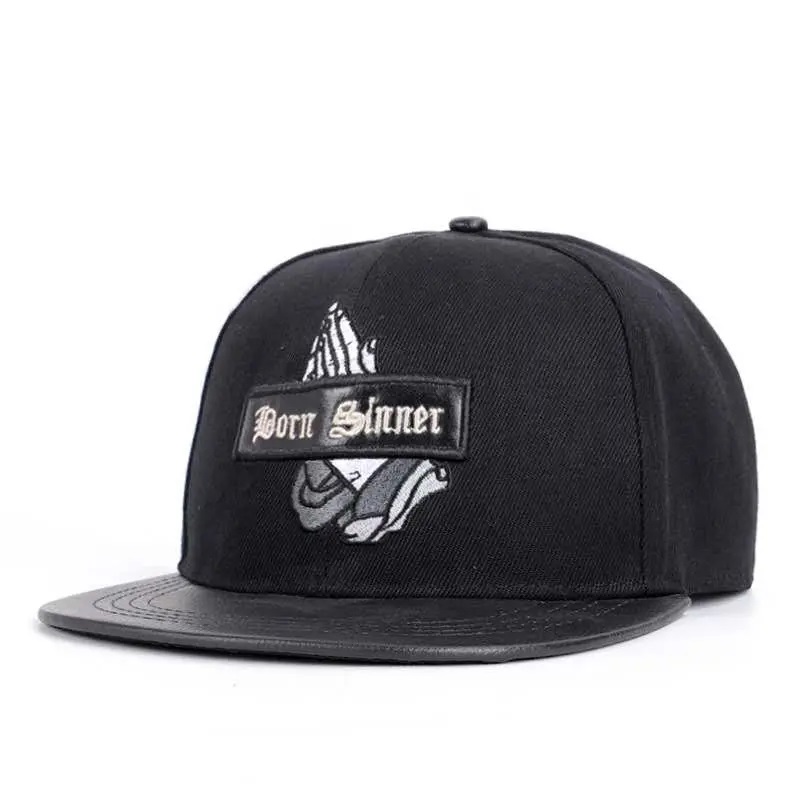 Hot Populární hiphop boxer baseball čepice čepice Plat Brim Hat