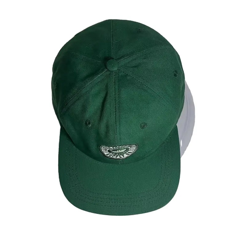 Vlastní bavlněná módní výšivkanestrukturovaná měkká 6 panelů plochý čepice Snapback Cap Hat