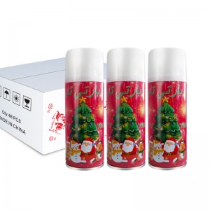 Top Fashion Neplamovatelný pěnový sněhový sprej knarozeninám