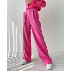 Evropa a Spojené státy Summer Summer Loose tenké temperament širokénohy kalhoty módní univerzální příležitostné kalhoty