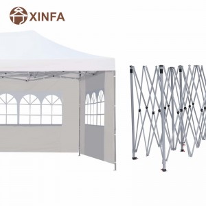 10x 20 ft Pop Up Canopy Party Wedding Bazebo Stan Shelter se 4 odnímatelnými bočními stěnami bílými