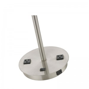 Dvě světlanočního stolku stolní lampa v místnosti