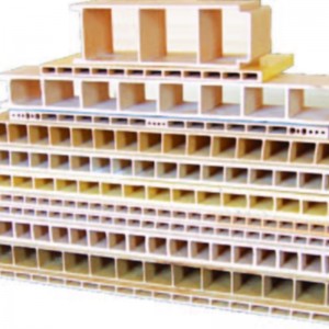 Plastová série pro vytlačování širokých dveří