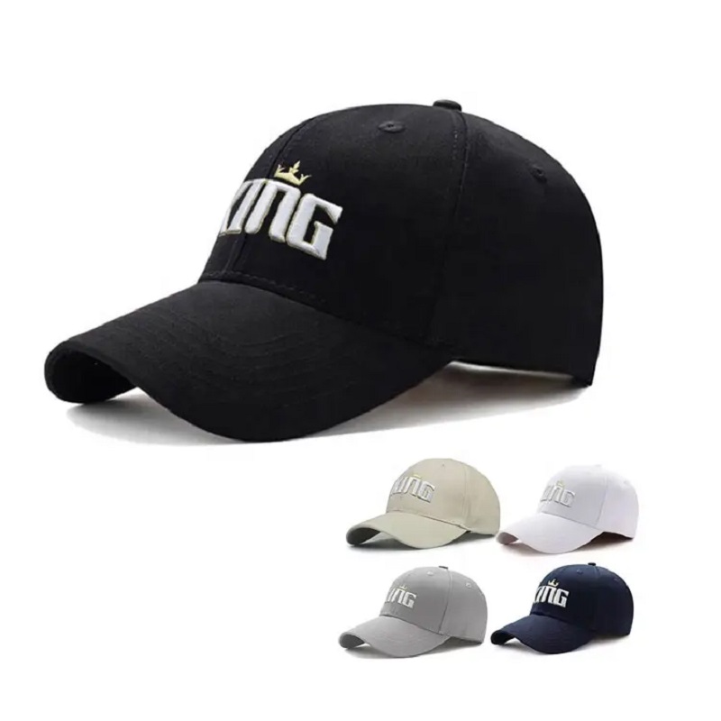 Unisex 6 panel Vysoce kvalitní vyšívaná baseballová čepice Pánské sportovní klobouky Vlastní logo vyšívané klobouky pro muže