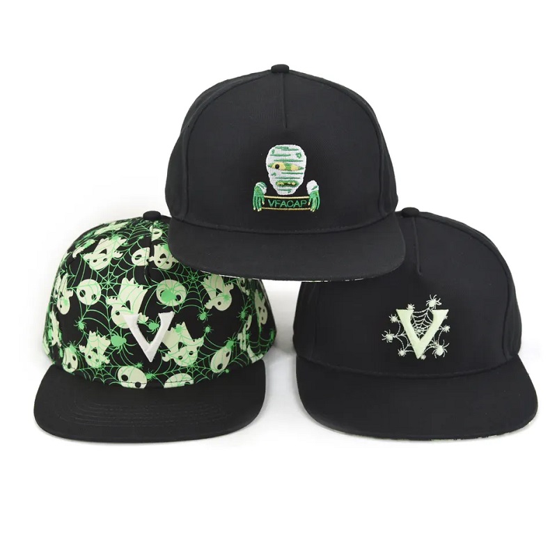 Móda 5 panelů Kids Kids Sportovní klobouky Přizpůsobení Vyšívané logo batole Snapback Hat