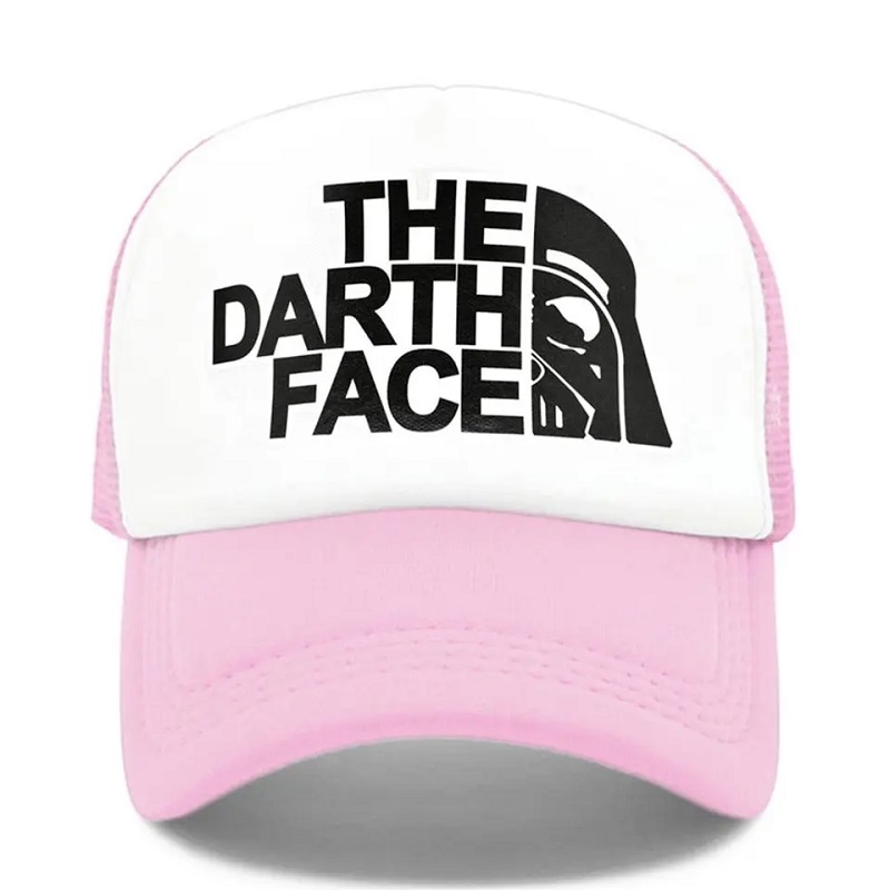 Darth Trucker Cap Star Cap Men Funny Face Hat Baseball Caps Cool Summer Mesh Net klobouk pro muže