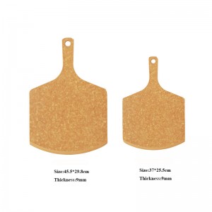 14,5 palce 18 palcových potravin Safe Fiber Wood přizpůsobený design řezací deska pizzy a servírovací desky pizzy