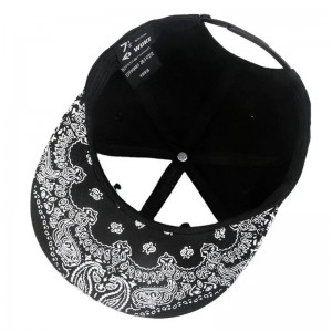 Vysoce kvalitní vlastní logo velké Brim Fashion Street Trend Hip Hop Baseball Cap