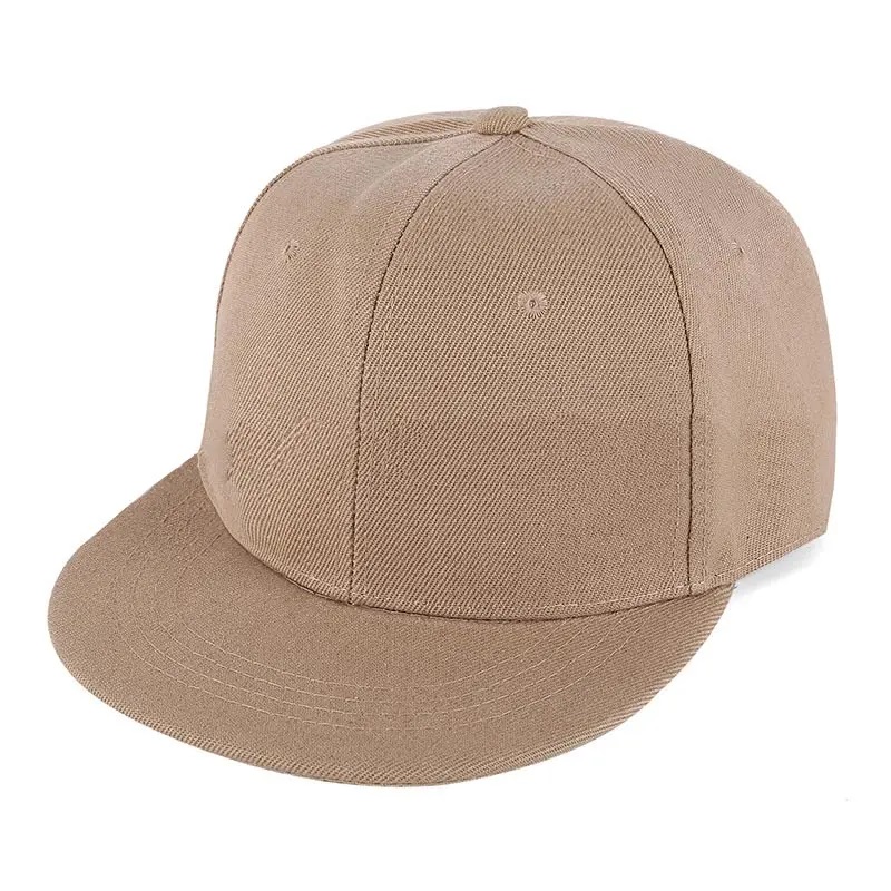 Velkoobchod vysoce kvalitní 100% bavlněný módní sportovní čepice Custom Logo Men Plain Flat Brim Brim vzorec hip hop shnack cap klobouky