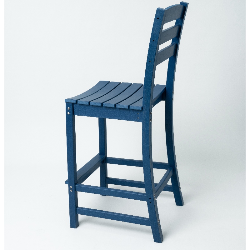 Patio barová stolička židle s vysokou zády používanou pro zahradu
