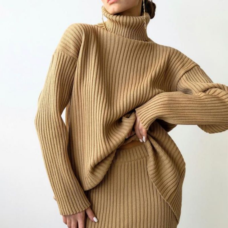 Zimnínový módní vlastní ženy \\\\\\ s teplým turtleneck svetlover pletený svetr