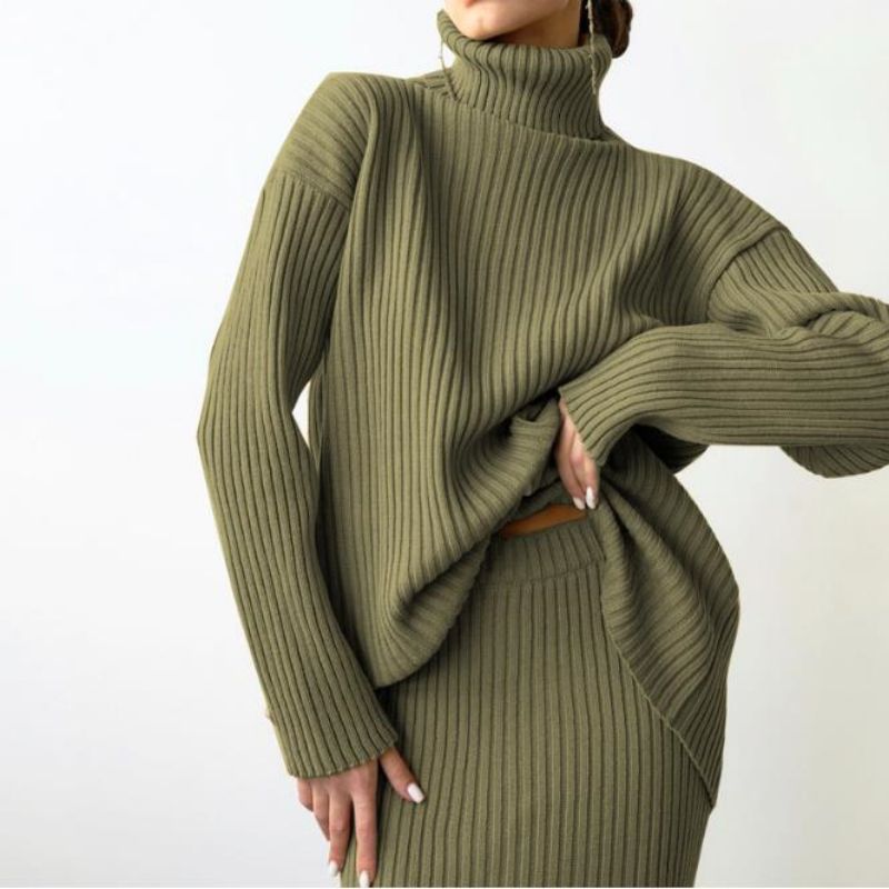 Zimnínový módní vlastní ženy \\\\\\ s teplým turtleneck svetlover pletený svetr
