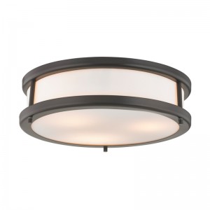 Delta Hotel stropní lampa s tmavým bronzovým povrchem v pokoji a chodbě