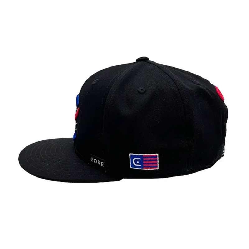 Nový E 5950 Vysoce kvalitní klasický vlastní logo 6 panel Snapback Caps Em Emlioidery Hat