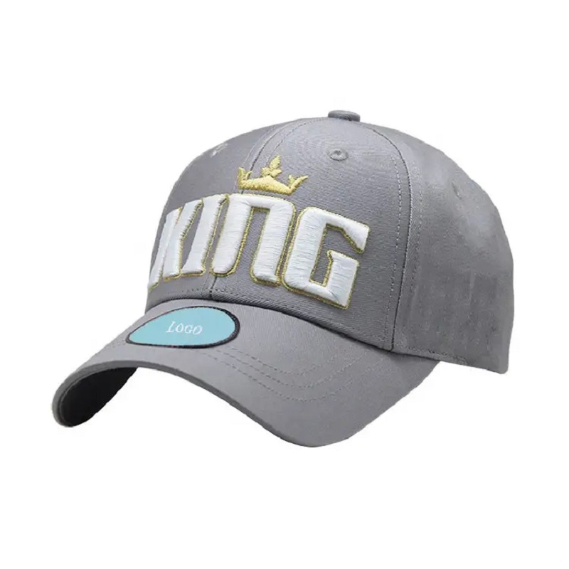 Profesionálnína míru vyrobená BCI Organic Cotton Twill 6 Panel Strukturované sportovní baseballové čepice a klobouk s 3D logem