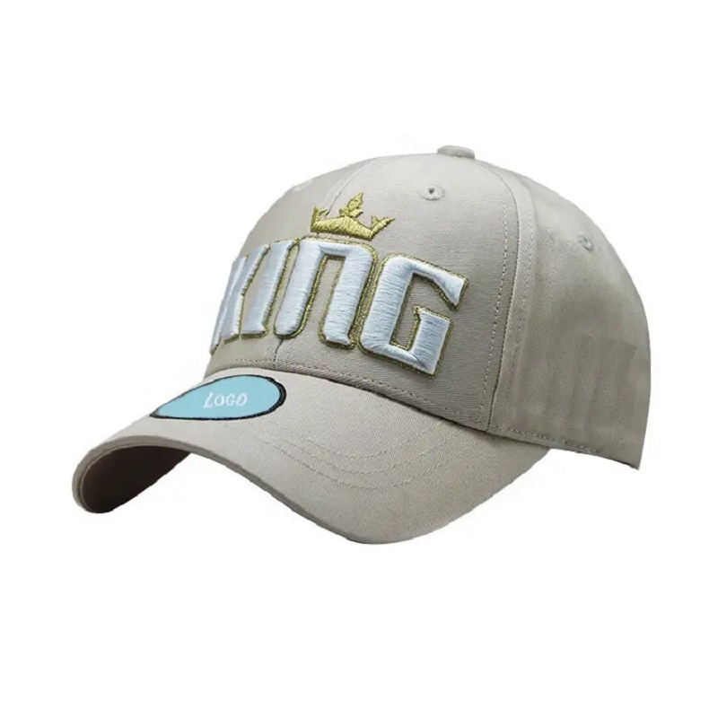 Profesionálnína míru vyrobená BCI Organic Cotton Twill 6 Panel Strukturované sportovní baseballové čepice a klobouk s 3D logem