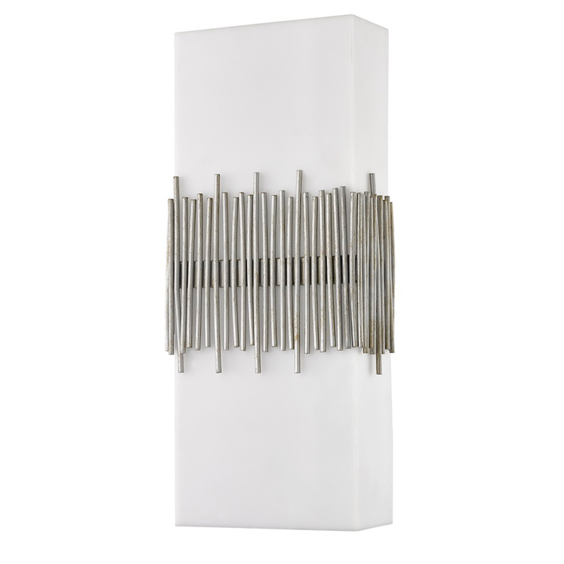 Pohostinství Hotel Wall Sconce s starožitným silivertem a obdélníkový akrylový stín v hotelu Typický pokoj pro hosty