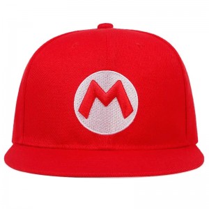 Módní ženy muži klobouk 3d výšivky Logo Snapback Cap 6 Panel Cotton Hip Hop Cap Outdoor Sport Flat Cap