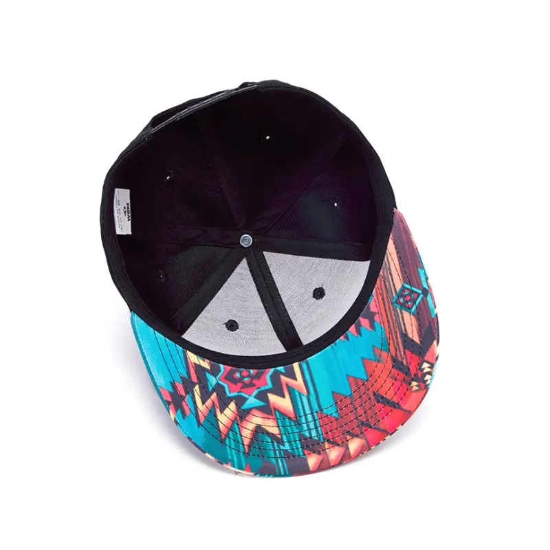 3d tisk zachytit zpět plochý okraj klobouk Street Hip Printing Flat Bill Hawaiian Hats Design Your Own Snapback Cap/hat