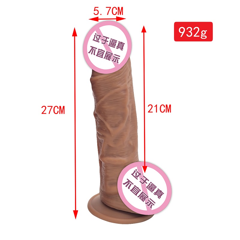 863 Realistické dildo silikonové dildo s přísavným pohárem G-Spot Stimulation Dildos Anal Sex Toys for Women and Mar