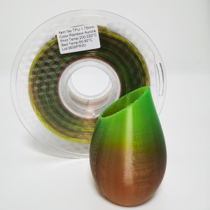 TPU Rainbow Filament 3d Filament Soft Flexible1,75mm FDM