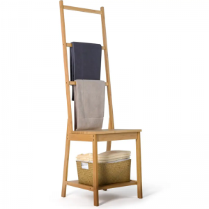 Stojanna ručník bambusový žebřík