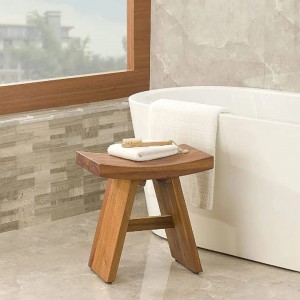 Zahradní vana sprcha Hydroterapie Vodotěsná stolička bambusovánosníkna lavičce úložný organizátor moderní