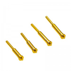 Mosazný kontaktní kolík pružinový kolík pro elektronický produkt