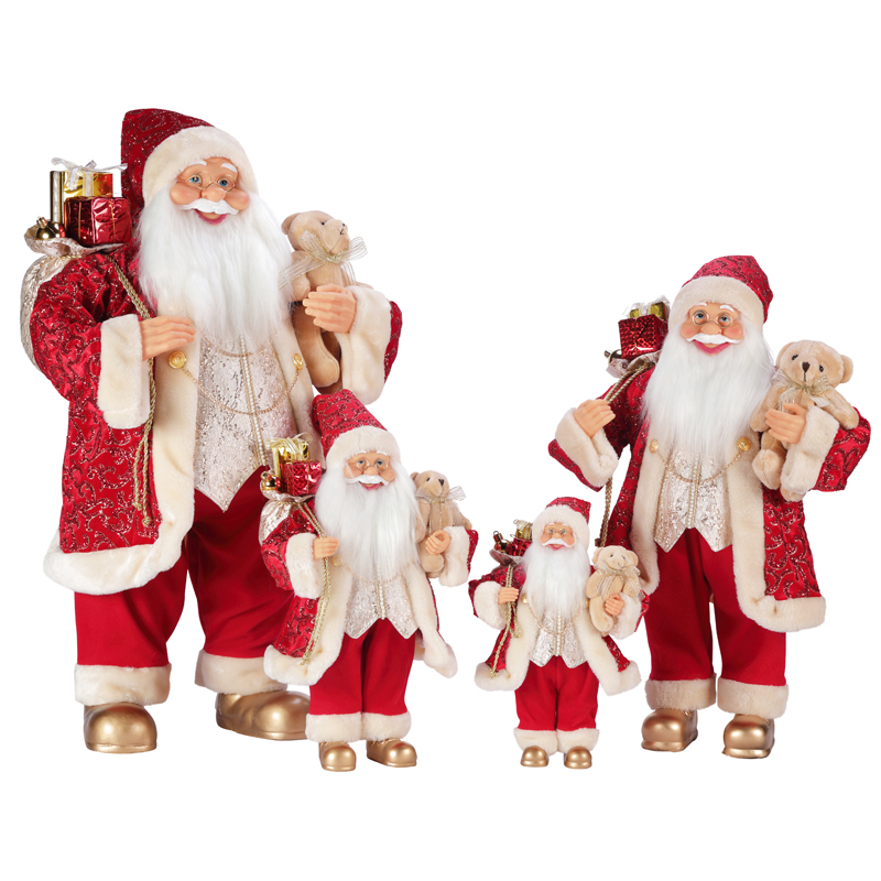 T24-Z011 30 ~ 110 cm Vánoce Santa Claus Dekorace