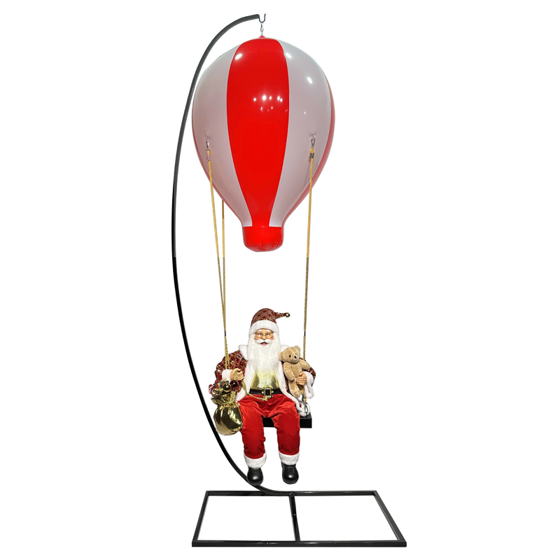 Horkovzdušný balón Santa Claus s držákem