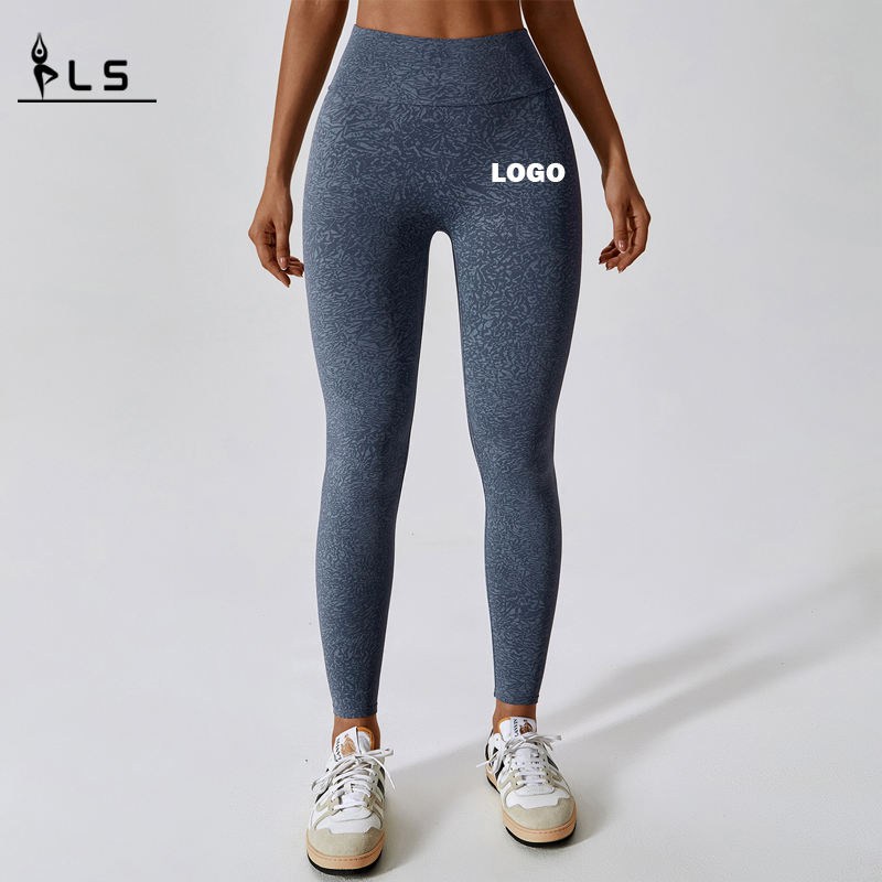 SC1092 VELMICKÝ LOGO Vzor Legíny pro ženy Push Up Leggings Ženy Vysoký pas.