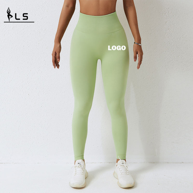 SC10109 Bezproblémová tělocvična Yoga Leggings Ženy s vlastní logo punčocháče Scrunch Butt Women Yoga Pants Leggings