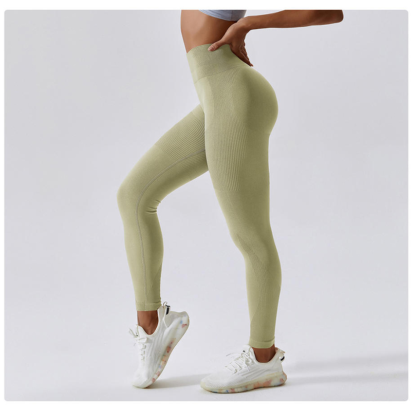 SC10118 Vysoký pas pro ženy bezproblémové snižování Legging Velkoobchodní cena vysoká pasová jógové kalhoty legíny
