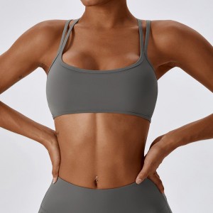 SC10137 Vlastní logo Ženy Workout Sports Bra Velkoobchodní jógová plodina Komprese Rychle suché polstrované sexy tělocvična Sports Bra