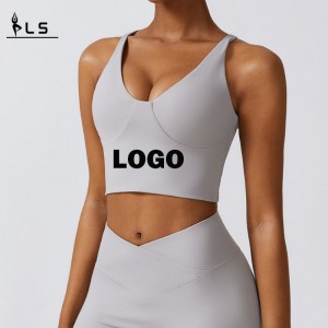 SC10136 Jóga podprsenka Vysoce kvalitní ženské tréninky Sports Fitness Custom Logo Sports Top Gym Bra Jóga