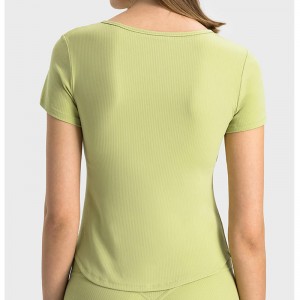 SC10274 Slim Fit tričko ženy sportovní těsné montáže s dlouhým rukávem jógové tričkonosit jógu Oděv pro ženy jóga Top Gym T-Shirt