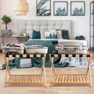 Bambusový skládací kufr stánku pro ložnicový hotel pro hosty