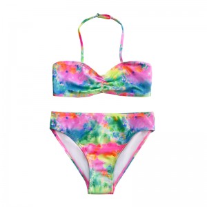 Děti \\\\ \'plavky s barvou krku a gradientu