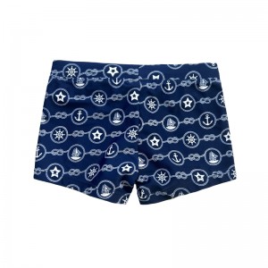 Tištěné pevné barvy plavání kufrů pro chlapce