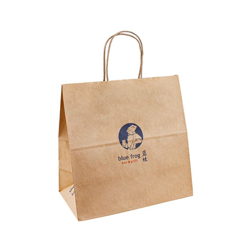 Logo papírové sáčky Logo Kraft Bag Custom Mini Paper Bag Party Bolsas děkuji papírový sáček Malý papírový sáček