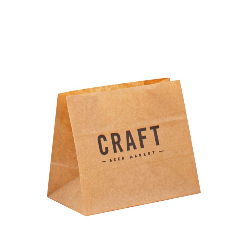 Bolsas Paper Bear Bands Kraft taškana vlastní jídlo bolsas papírové tašky pro obaly potravin