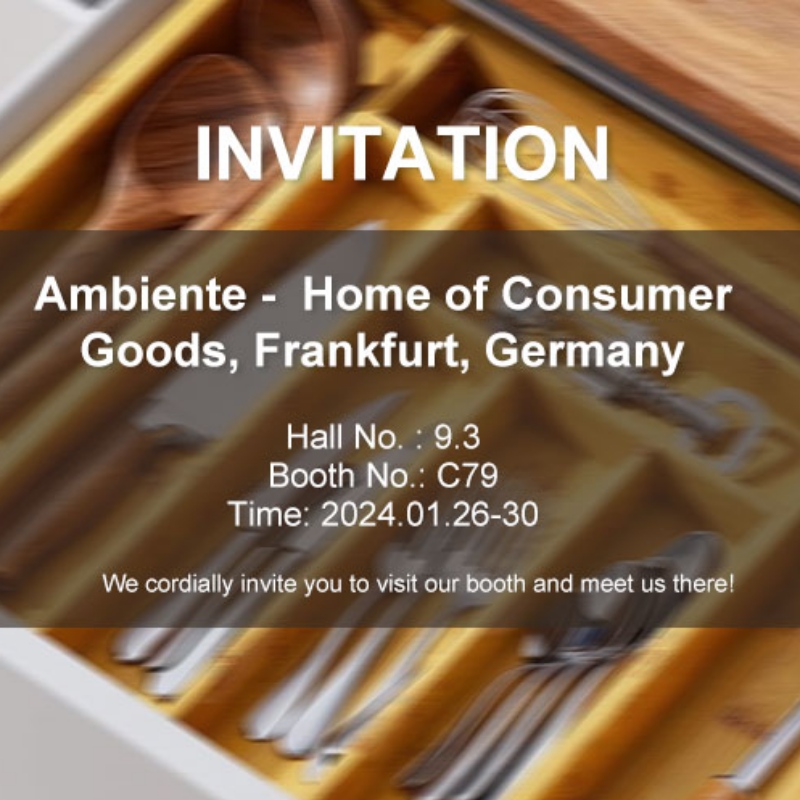 Na 1.24 se přestěhujeme do Německa za „Ambiente Home of Consumer Goods \\\\“.