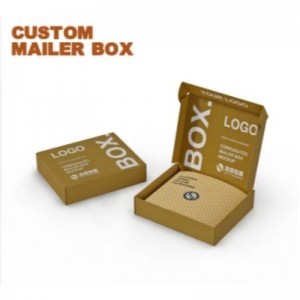 Vlastní tisk skládací zvlněný lepenkový papír obalový box pro spodní oblečení Oděv Vlastní balení kosmetických obalůna dárkové úložné prostředky