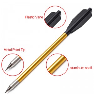 Elong venkovní 110301 6.5InCH šrouby kuše Dutý hliníková uhlíková ocelová bod pro lov lukostřelby